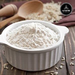 Naturevibe Botanicals White Rice Flour dough: yields light, tender dumplings.