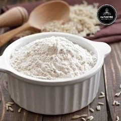 Naturevibe Botanicals White Rice Flour dough: yields light, tender dumplings.