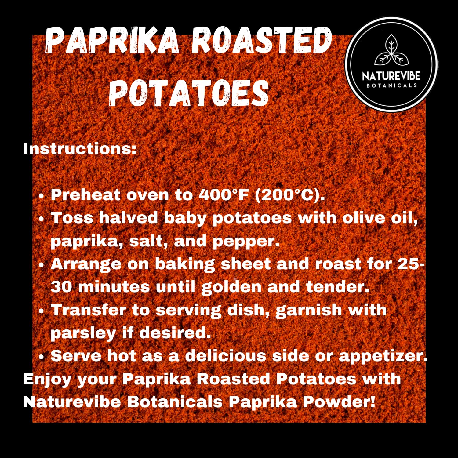 Naturevibe paprika powder closeup captures earthy aroma and heat balance.