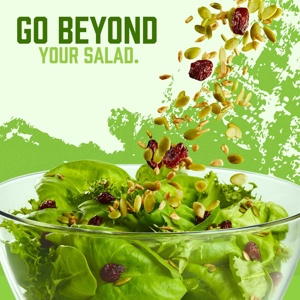 NaturSource crunch mix ideal for salads, oats, and yogurt bowls.
