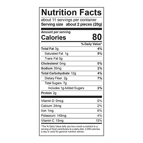 USDA Organic label on Navitas bites signaling quality and vegan formulation.