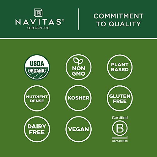 Navitas Organics Maqui Powder close-up reveals fine texture and rich pigment.