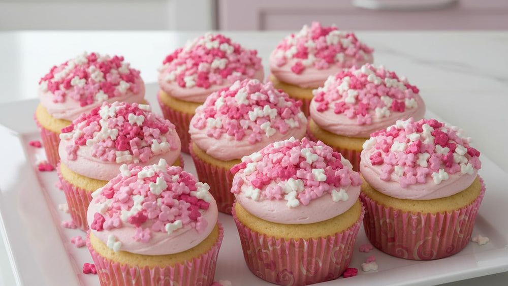 NCS mixed sprinkles collection adds color to baked goods.