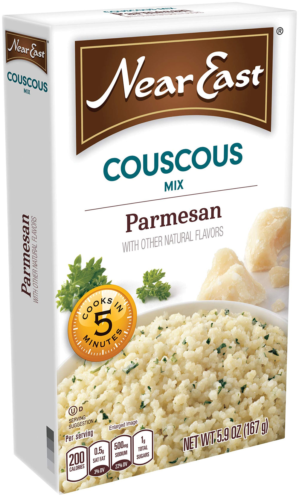 12-pack packaging of Near East Parmesan Couscous