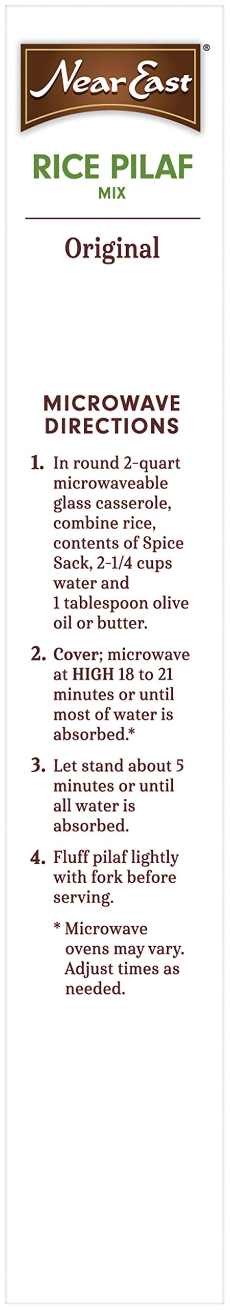 Near East five-minute cook time enables speedy weeknight prep.