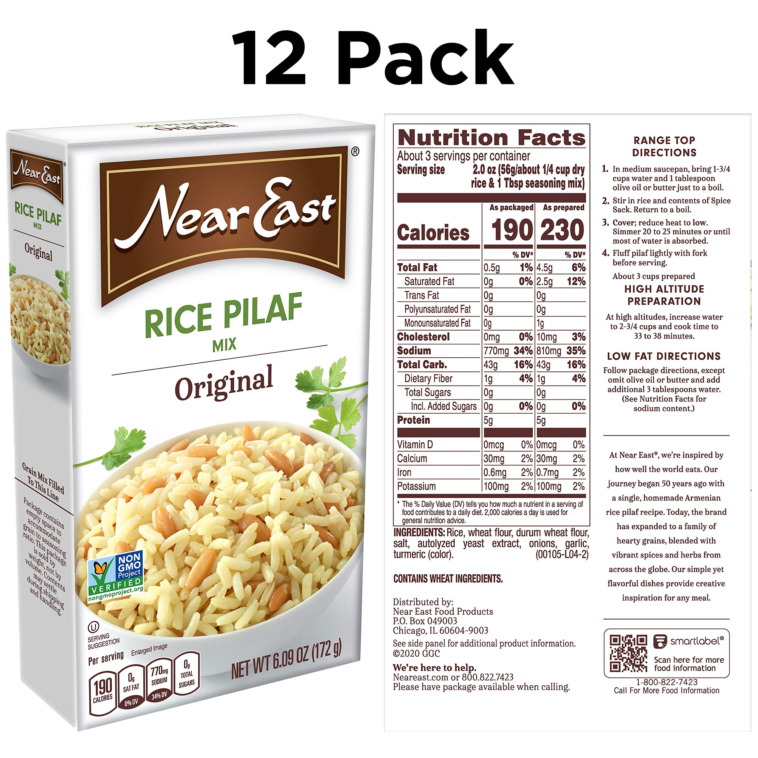 Near East parboiled long grain rice texture ready for versatile weeknight dishes.