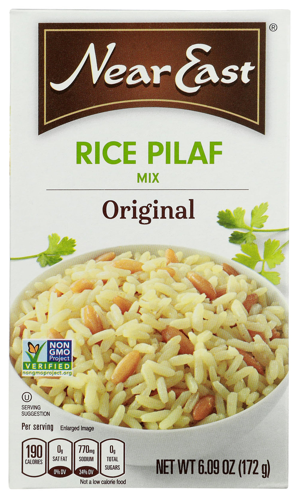 Near East Rice Pilaf box front for quick meals