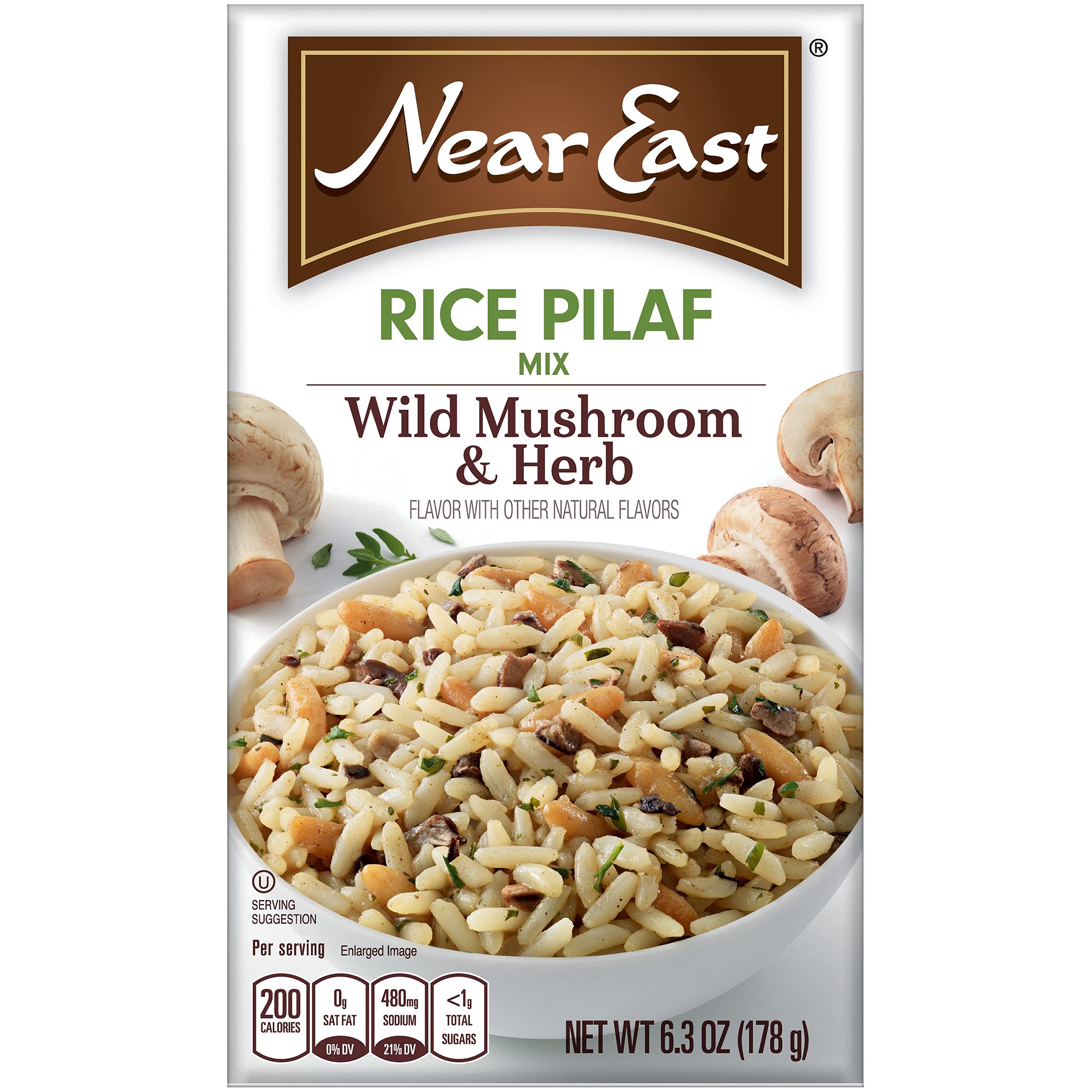 Close-up of rice grains and orzo for texture and heartiness