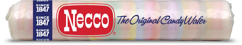Necco Wafer individually wrapped pieces, convenient for grab-and-go snacks.