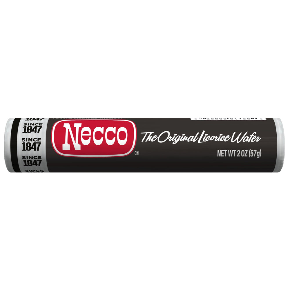 NECCO Licorice Wafers packaging shows extra protection during shipping.