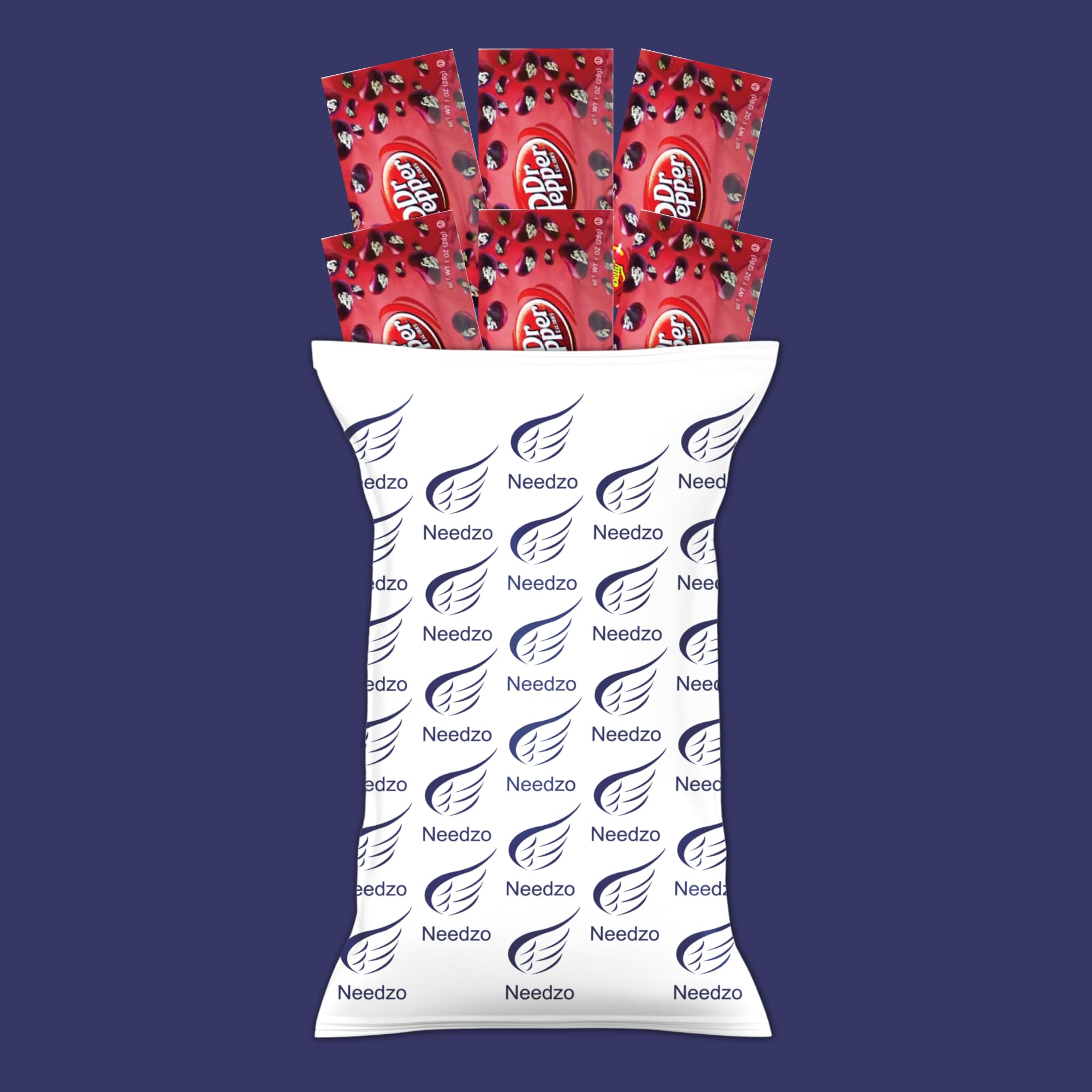 Needzo Dr Pepper jelly beans with gift-ready packaging for easy gifting.