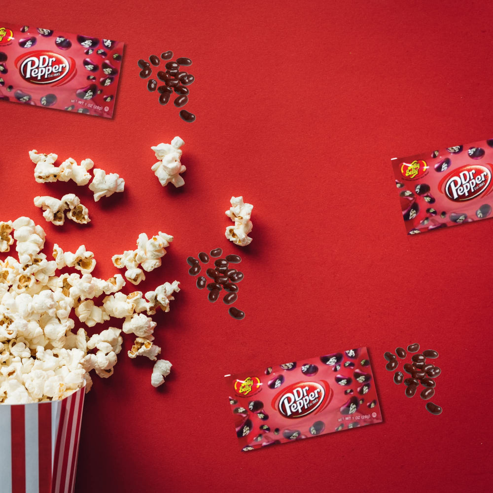 Needzo Dr Pepper jelly beans in a shareable bag ideal for gifting.