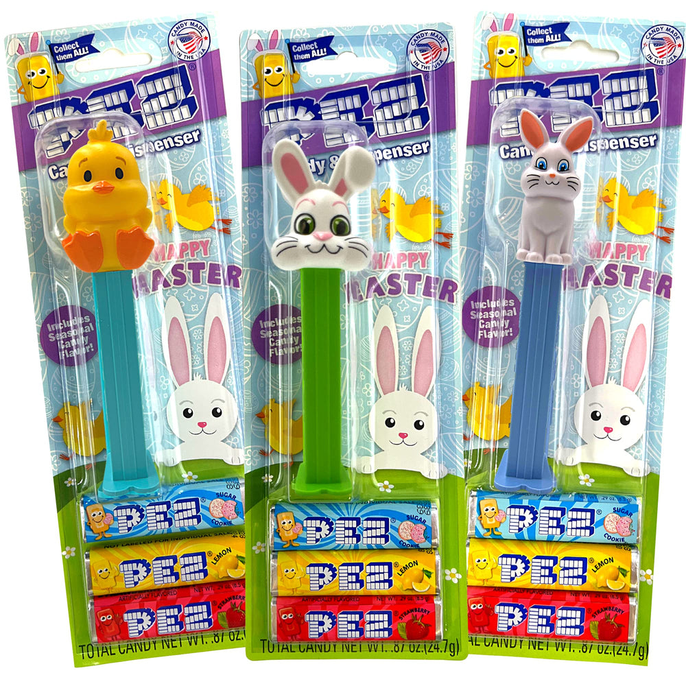 Needzo refill rolls for Easter PEZ set keep the candy supply ready and fresh.