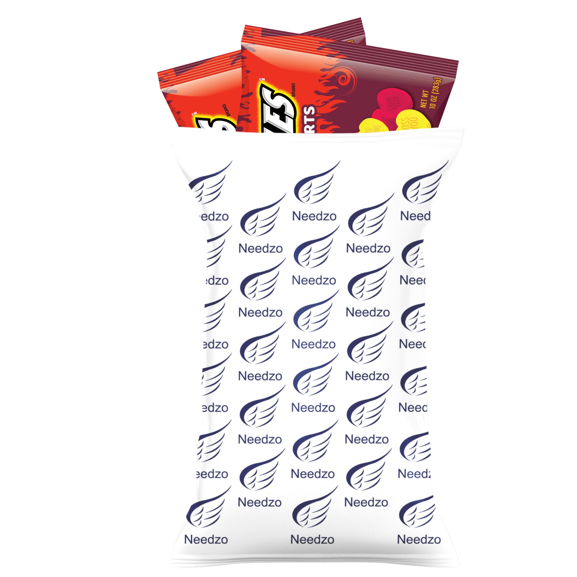 Needzo Hot Tamales Conversation Hearts assorted flavors ideal for party favors.