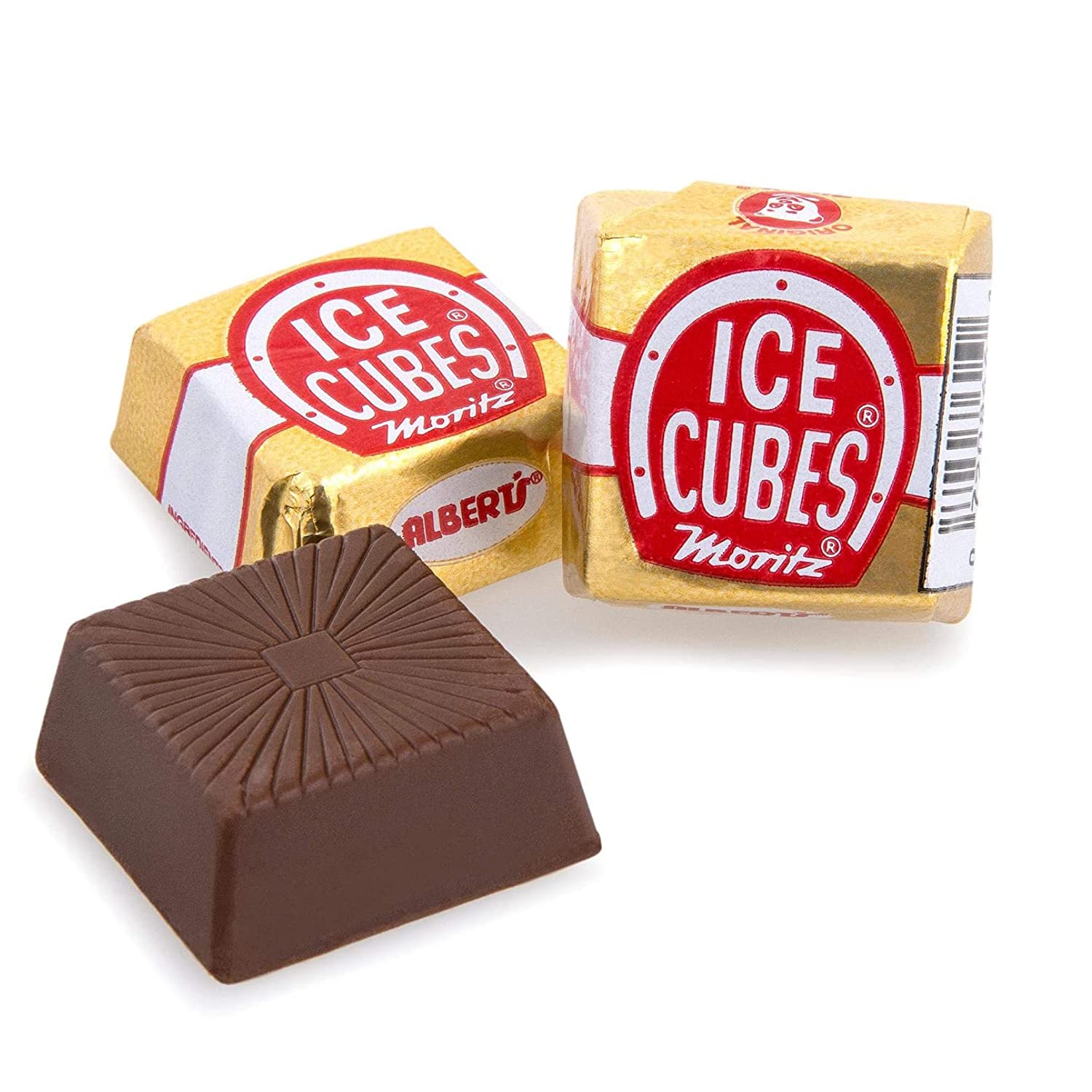 Needzo individually wrapped ice cube chocolates for convenient sharing.