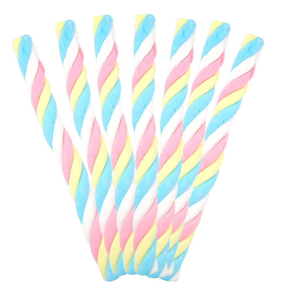 Needzo individually wrapped marshmallow poles stay fresh for sharing.