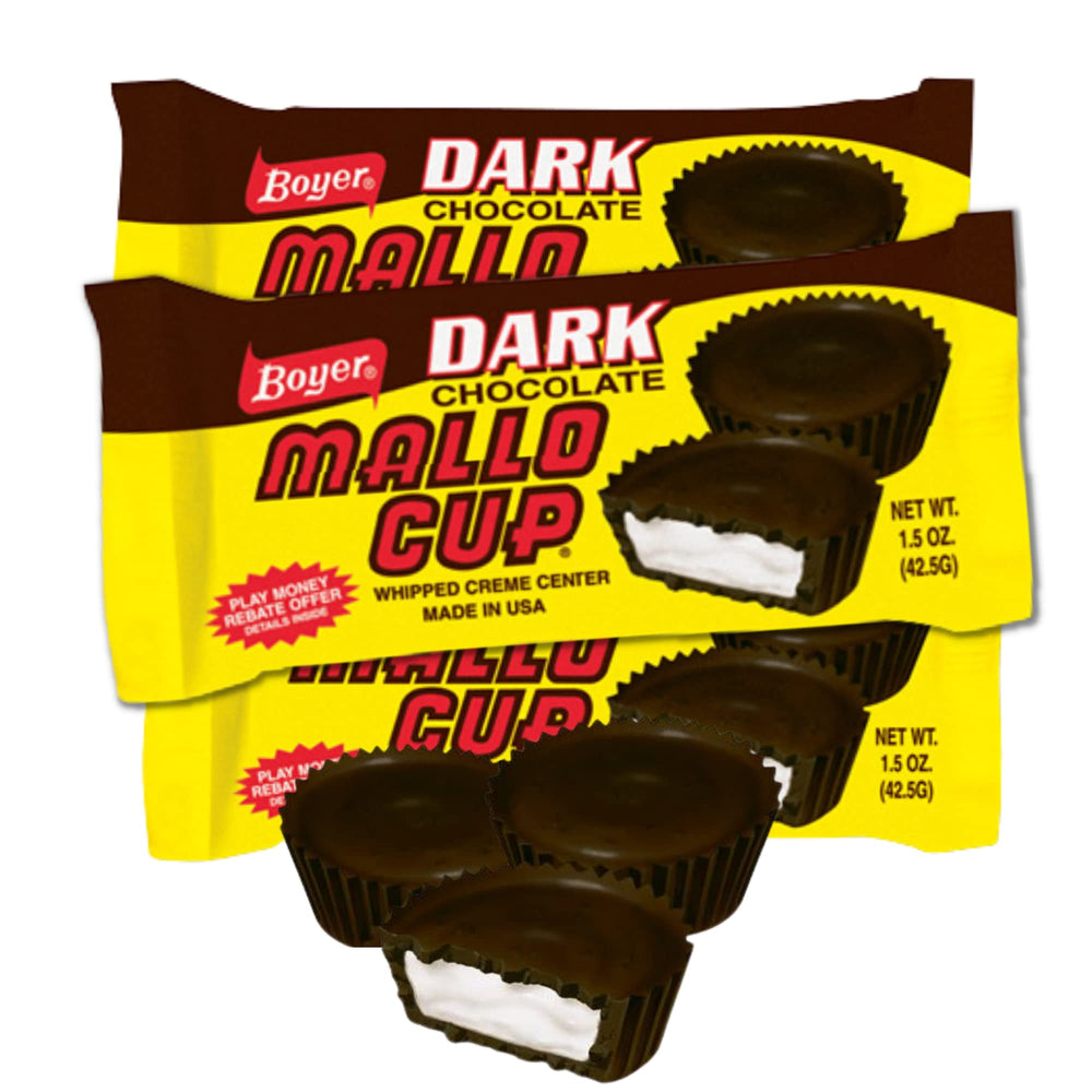Needzo Mallow Cups with dark chocolate coating for festive sharing
