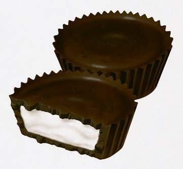 Needzo Mallow Cups with a creamy marshmallow center and dark chocolate