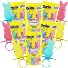 Needzo Peeps lollipop rings in assorted colors for Easter baskets