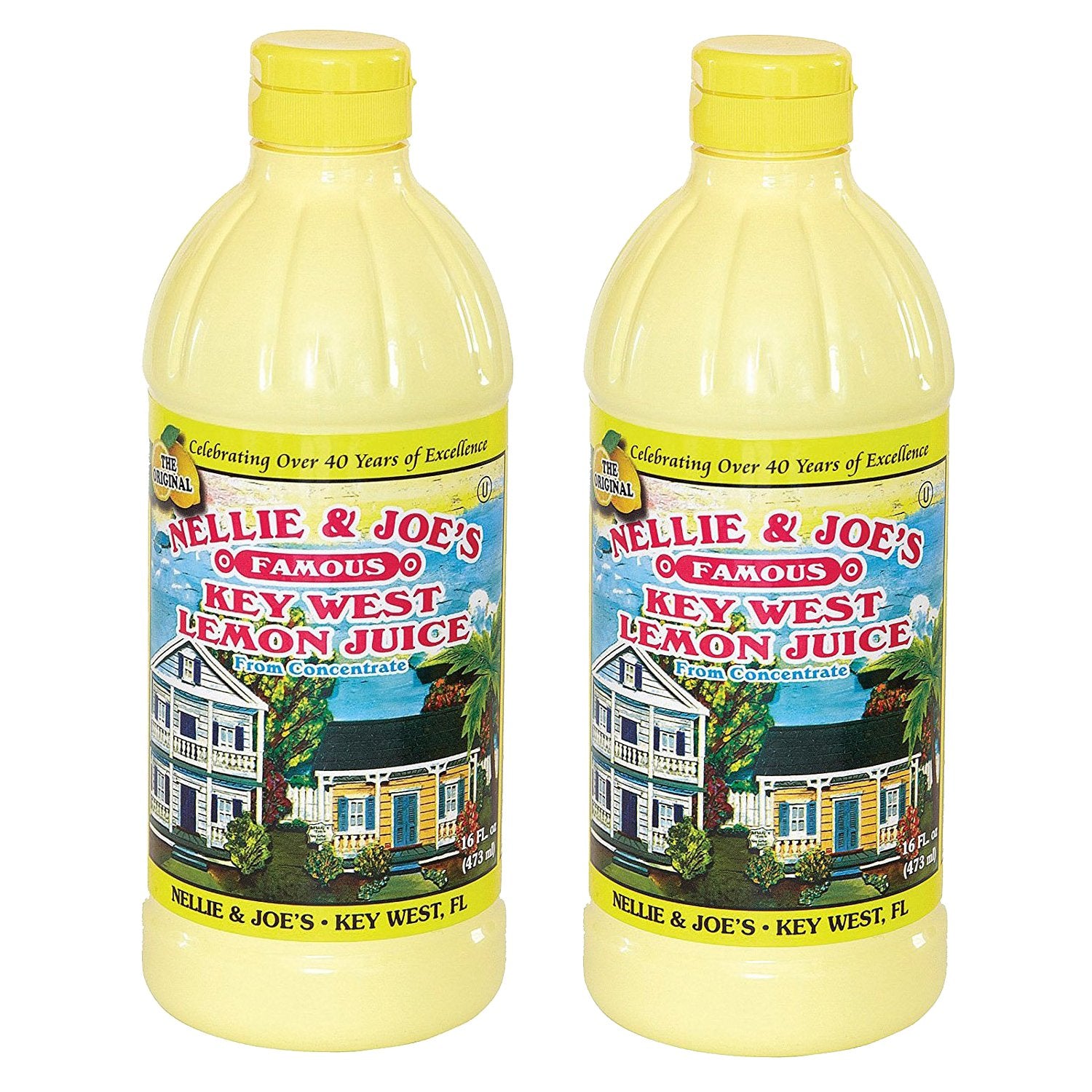 Nellie & Joe's Key West lemon juice bottle pour for easy fresh lemon flavor in recipes