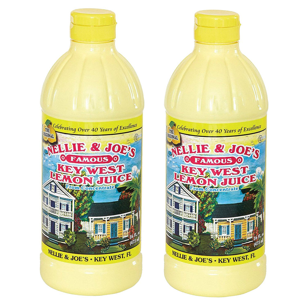 Nellie & Joe's Key West lemon juice bottle pour for easy fresh lemon flavor in recipes