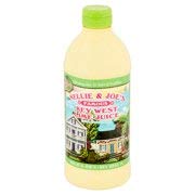 Pouring Nellie & Joe's lime juice to brighten recipes.