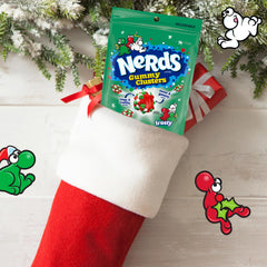 Bowl of Nerds clusters on a holiday table ready to serve and delight guests