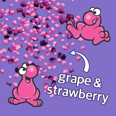 Nerds grape and strawberry flavors mixed for a fruity bite.