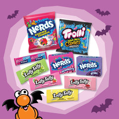 Nerds gummy clusters close-up highlighting texture and chewy-crunch contrast