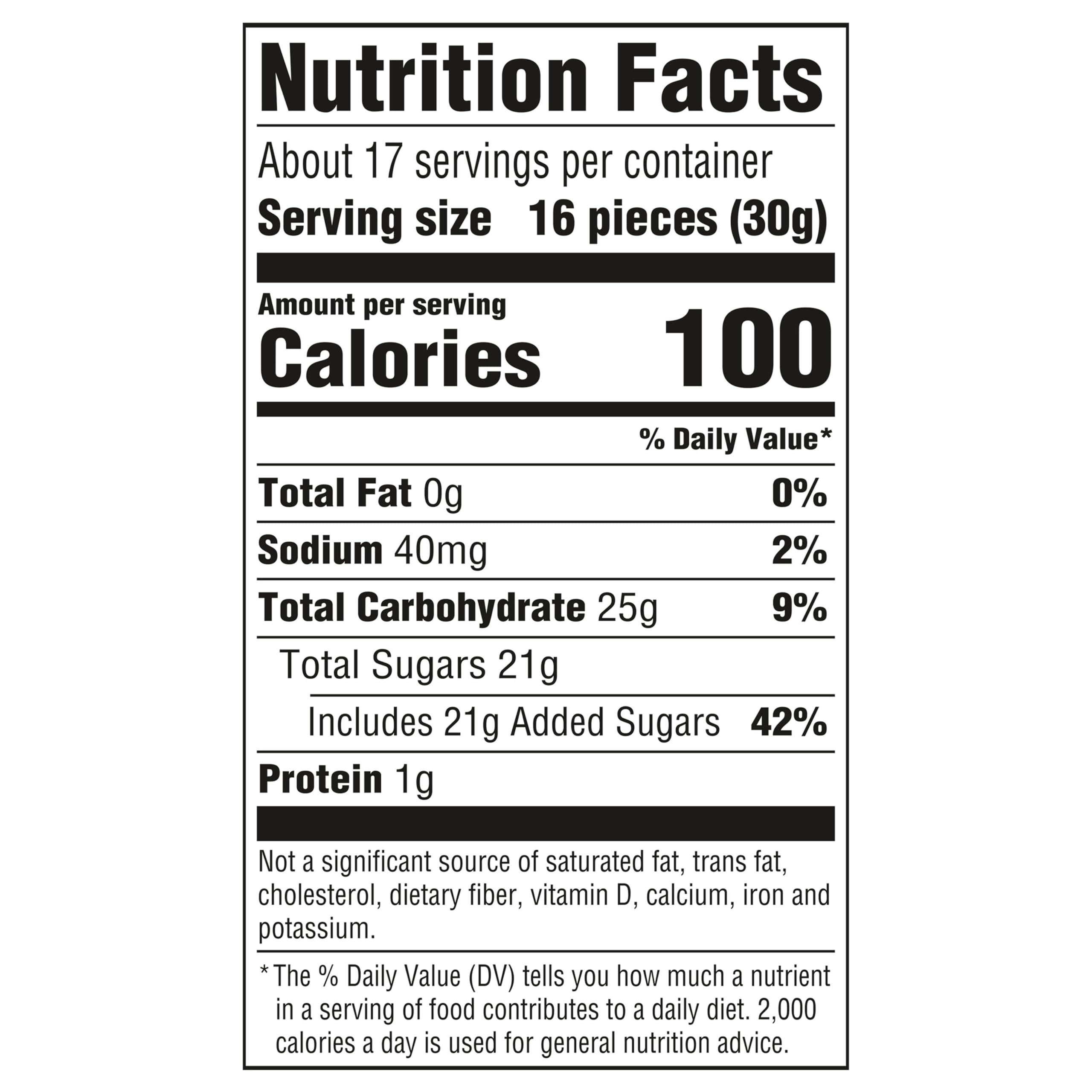 NERDS Gummy Clusters crunchy outer shell enhances texture and flavor.