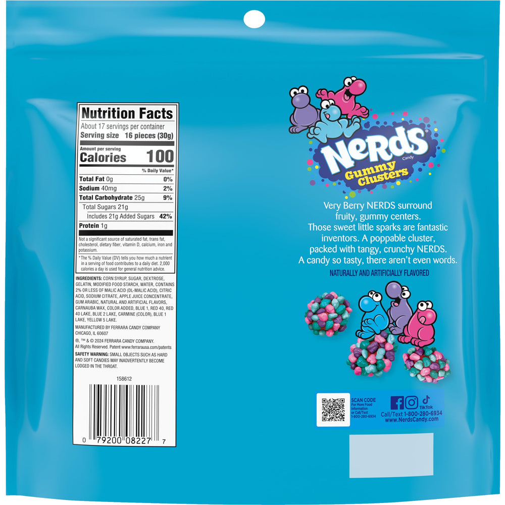 NERDS Gummy Clusters office pick-me-up for quick energy.