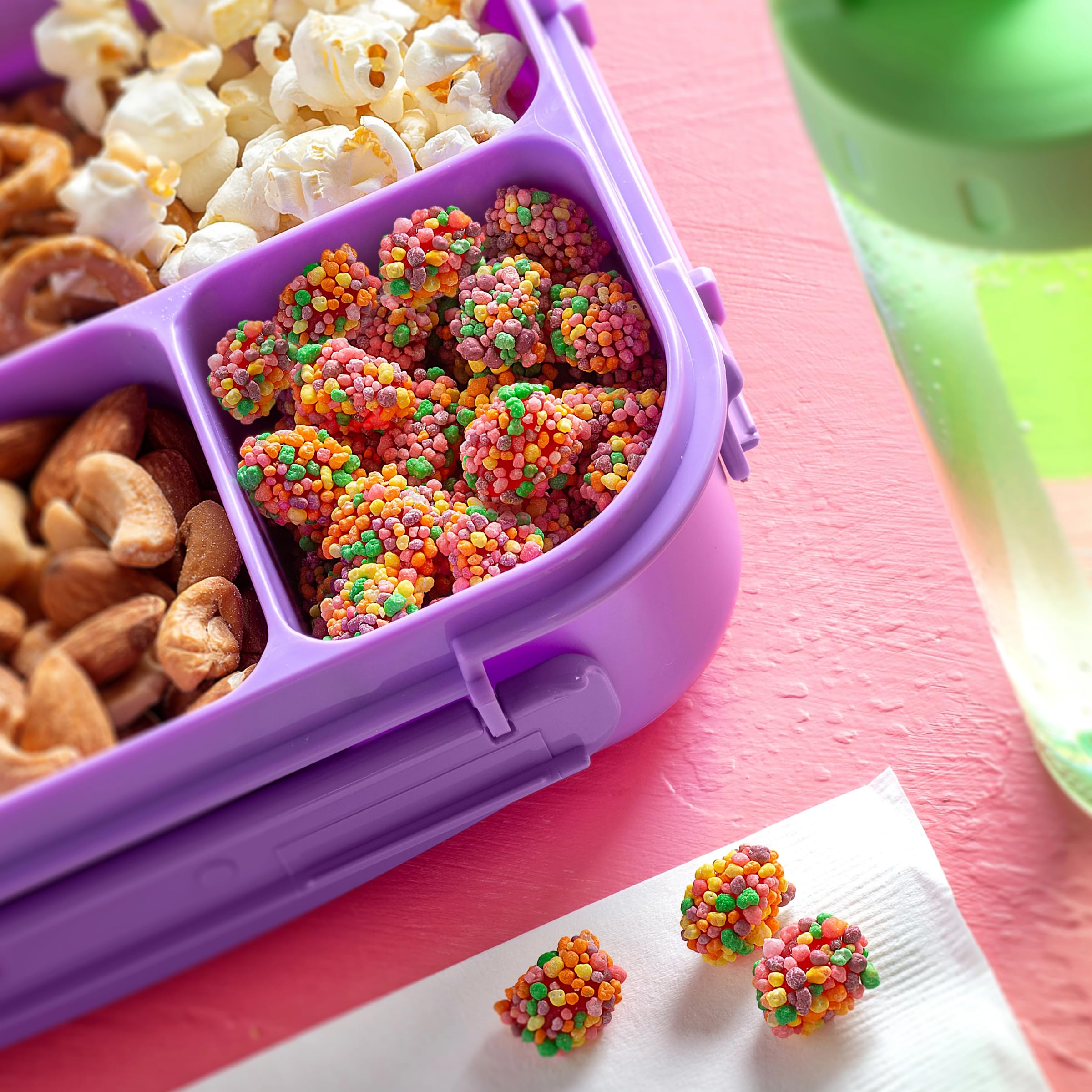 NERDS Gummy Clusters party-platter arrangement inviting sharing and festive snacking
