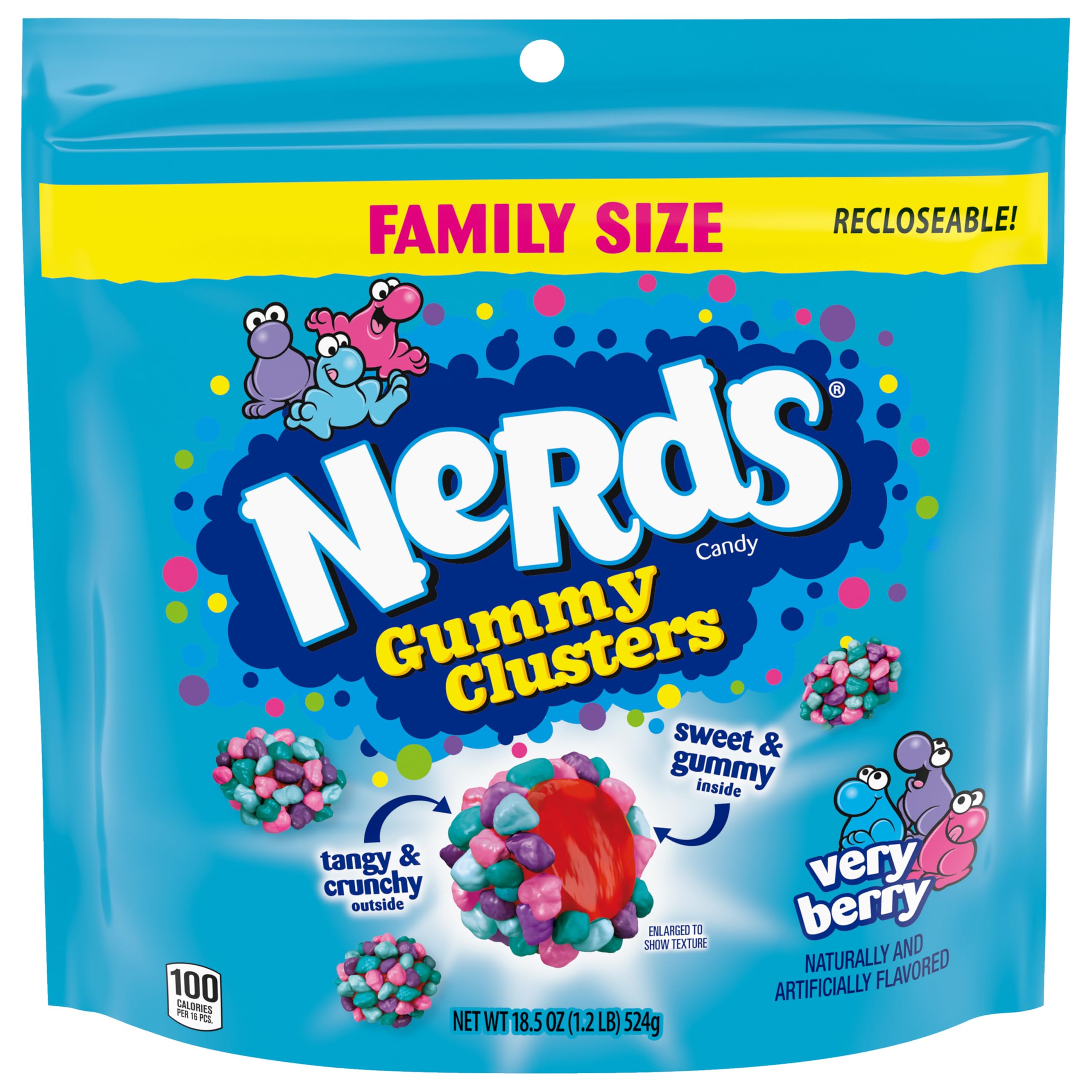 NERDS Gummy Clusters variety candy collection with flavor options.