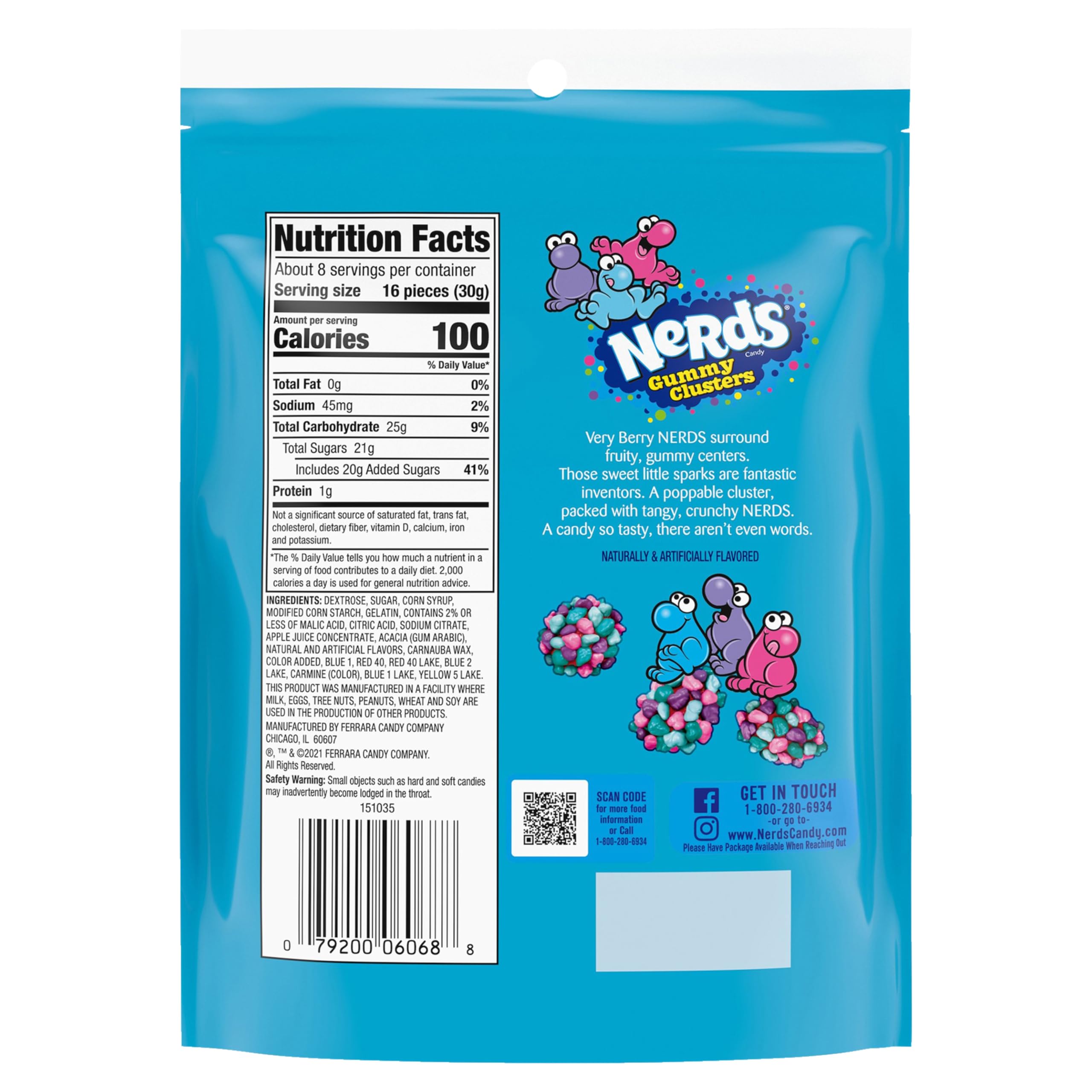 NERDS Gummy Clusters Very Berry candy tray centerpiece.