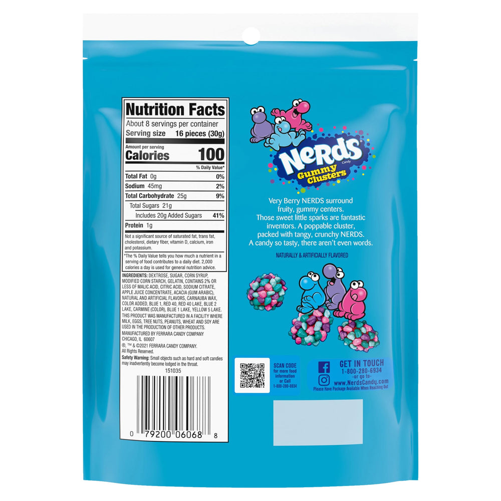 NERDS Gummy Clusters Very Berry candy tray centerpiece.