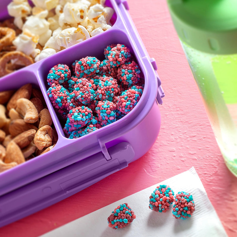 NERDS Gummy Clusters Very Berry desk snack for quick pick-me-up.