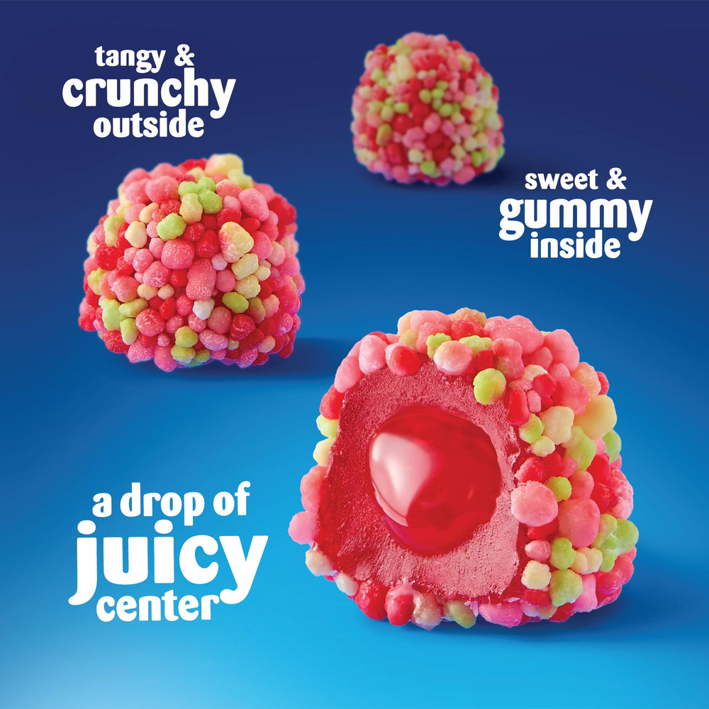 Juicy center detail of NERDS Juicy Gummy Clusters for flavor burst