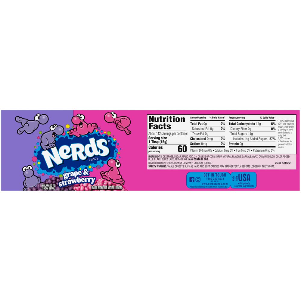 Nerds in a party bowl showing brand and festive sharing convenience