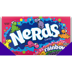 Nerds Rainbow Candy closeup tangy crunch emphasizes vibrant flavors and texture.