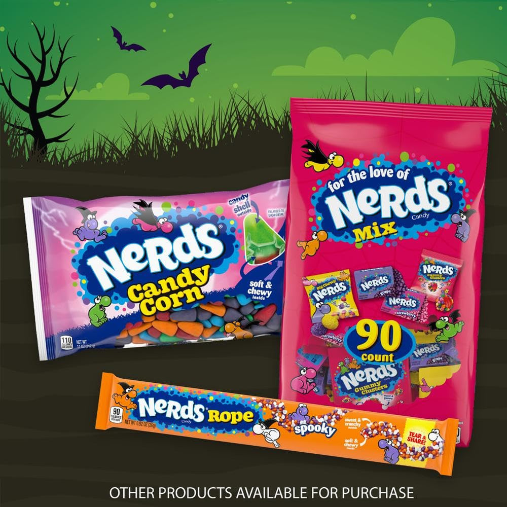 Nerds rope held in hand showing 0.92 oz single-serve size and convenience