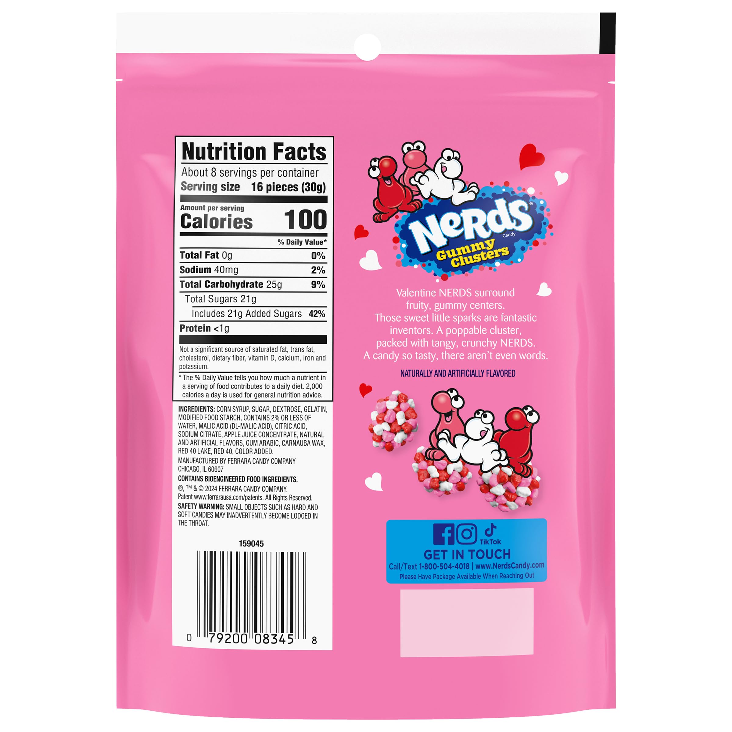 Nerds Valentine Gummy Clusters pop-able clusters inviting casual snacking and gifting moments.