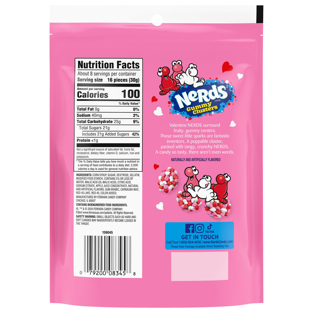 Nerds Valentine Gummy Clusters pop-able clusters inviting casual snacking and gifting moments.