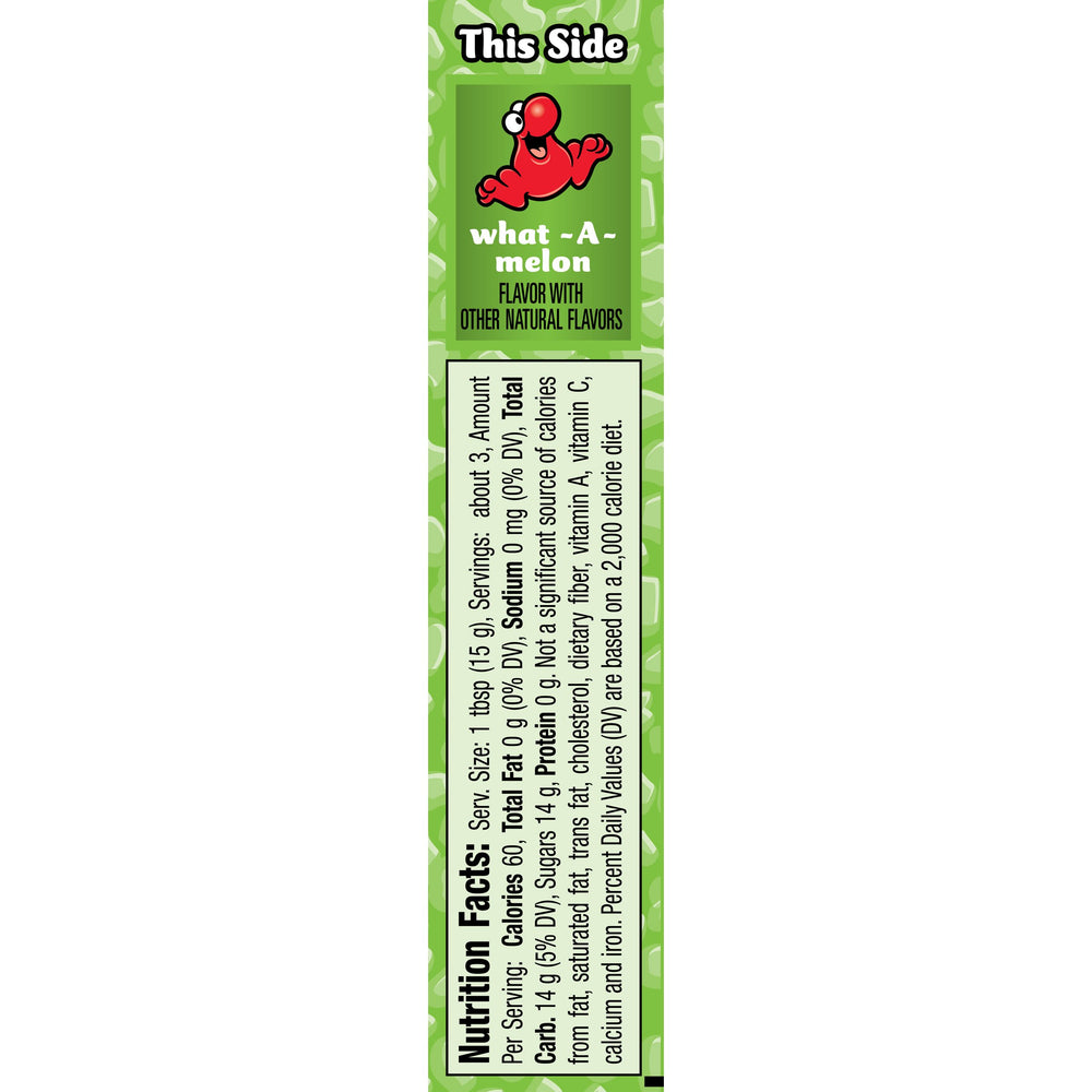 Nerds Watermelon and Wild Cherry serving idea beside fruit slices showcases versatile snack pairing.