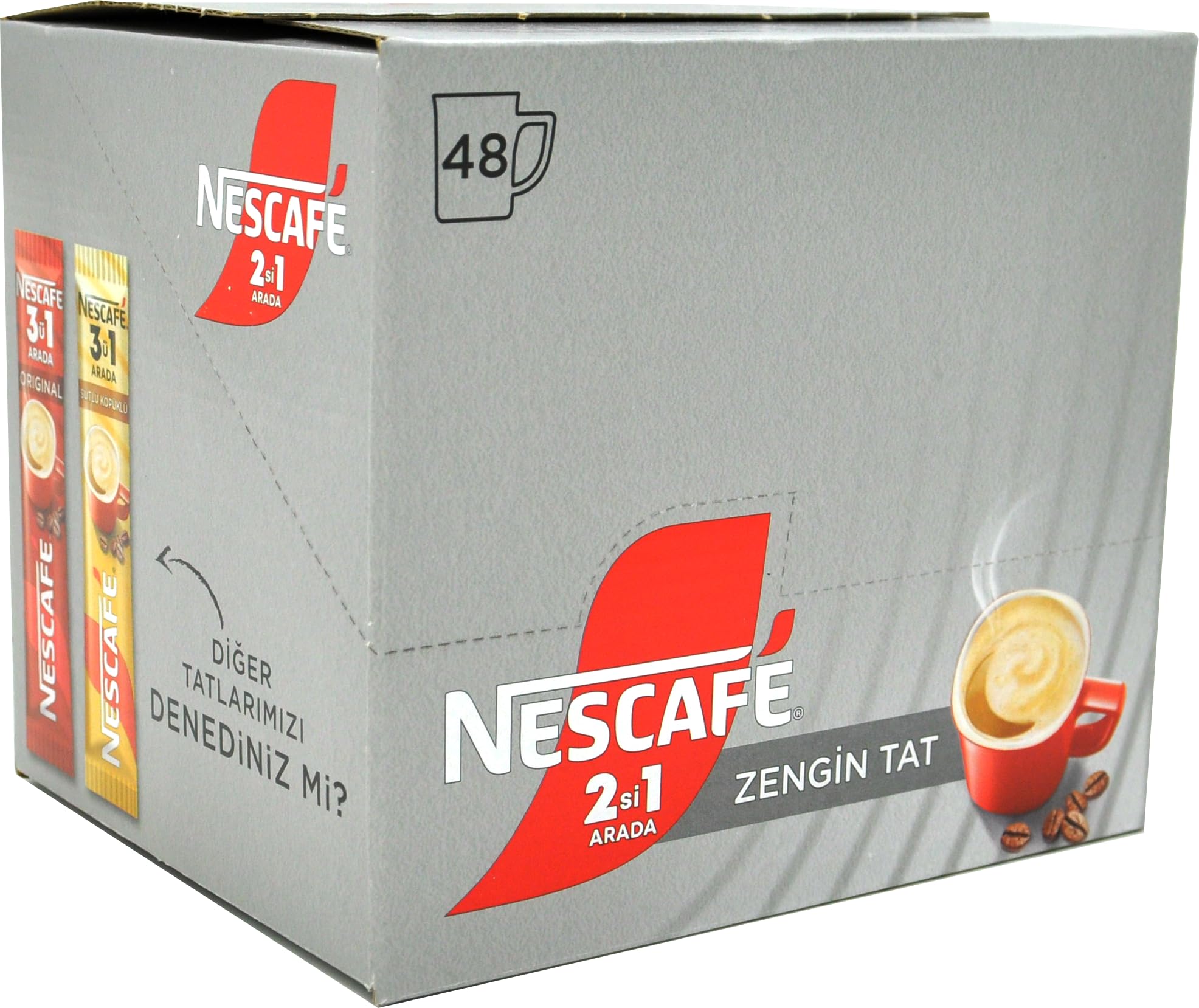Nescafe 2in1 unsweetened expiration date stamp on bottom.