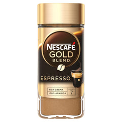 Nescafe Arabica beans close-up highlights quality and depth.