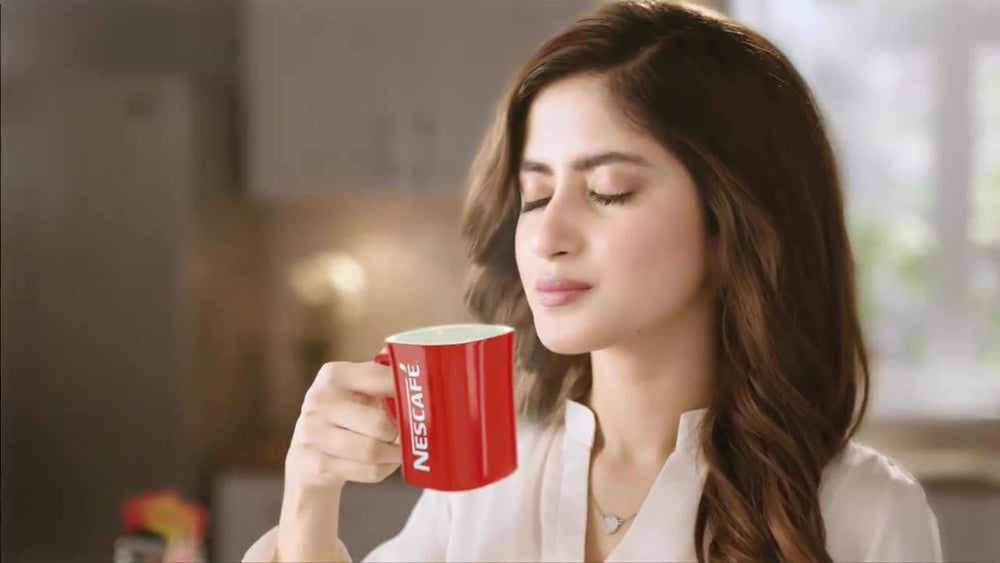 NESCAFÉ Cappuccino Unsweetened multipack on display shows value and convenience.