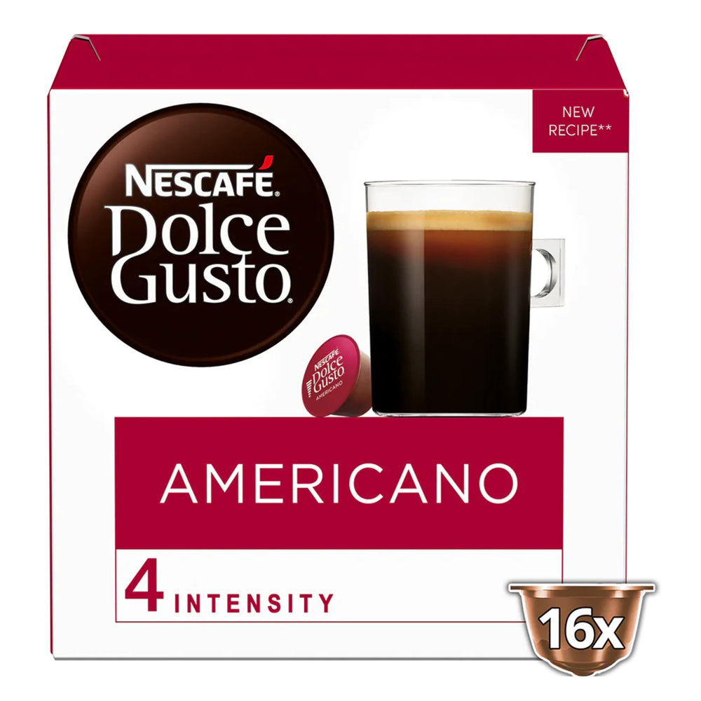 Nescafé Dolce Gusto Americano creates rich crema and a smooth finish in every brew.