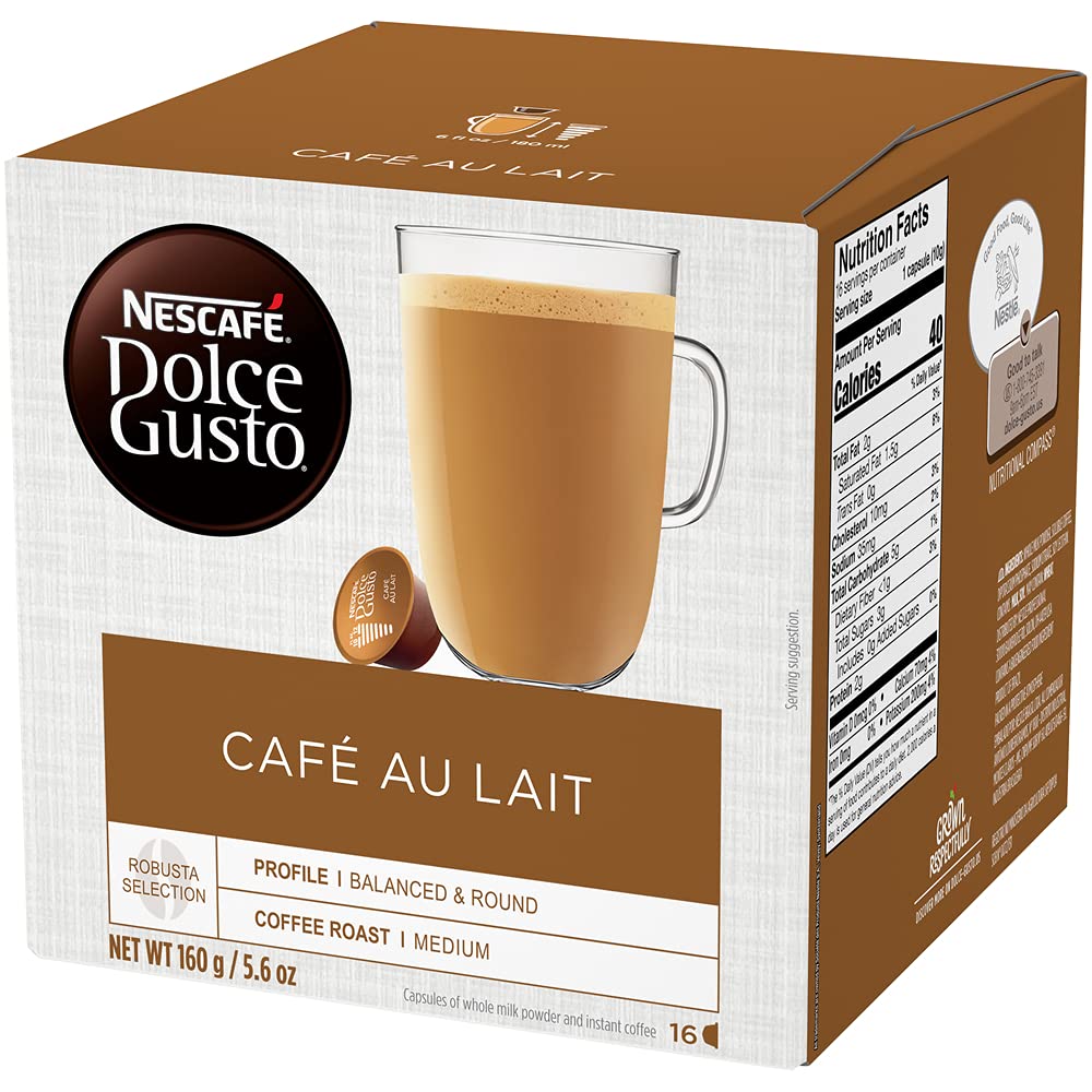 Creamy crema pour from Café Au Lait, highlighting velvety texture.
