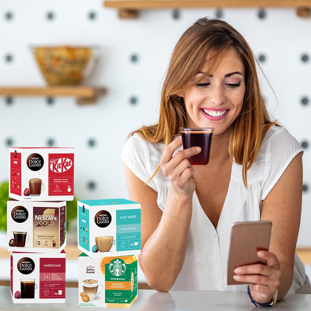 Nescafé Dolce Gusto Café Au Lait at-home espresso compatibility and convenience