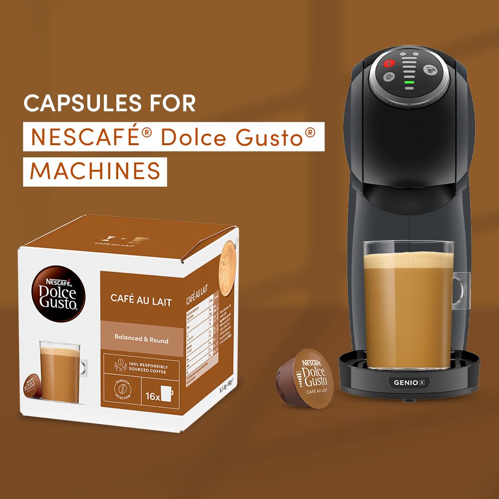 Nescafé Dolce Gusto Café Au Lait creamy foam texture for at-home enjoyment